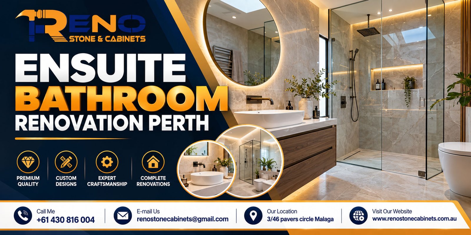 Ensuite Bathroom Renovation Perth
